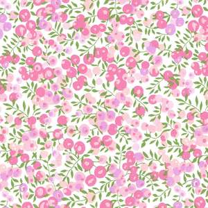 Vente en gros Liberté de Londres Tana Lawn Coton <span class=keywords><strong>Wiltshire</strong></span> Étoiles Roses Floraux Rouge Tissu Vitesse Rapide Imprimé Direct Usine - Product Image 5
