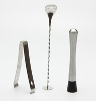 Ensemble de shakers à cocktails écologiques modernes Wuyi Camol, 10 pièces, en acier inoxydable, 750 ml, support en bambou, kit de mixologie professionnel