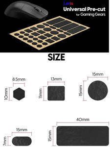 דק 0.2 מ "מ עכבר נגד החלקה מדבקות זיעה סופג הפו אוניברסלי האחיזה עכבר סרט אחיזה - Product Image 2