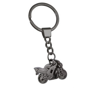 Portachiavi Personalizzabile in Pelle Bruciata e PVC Morbido con Logo Personalizzato Senza Scatola - Product Image 1