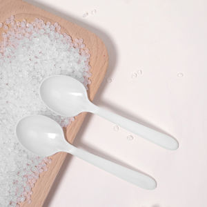 Cuchara de plástico desechable blanca/negra Embalaje individual Conveniente e higiénico Cuchara de sopa <span class=keywords><strong>KFC</strong></span> para llevar - Product Image 4