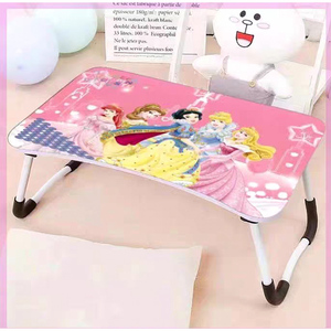 Venta al por mayor barato estilo de dibujos animados portátil plegable mesa de ordenador portátil niños escritorio de la computadora con el Centro de elevación lado de la cama para el estudio - Product Image 5