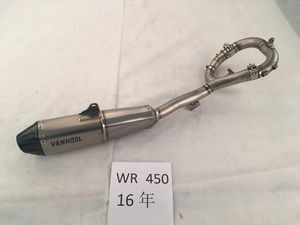 Tubo silenciador de escape de motocicleta de titanio de alto rendimiento para Yamaha <span class=keywords><strong>WR450F</strong></span> <span class=keywords><strong>2016</strong></span> - Product Image 6