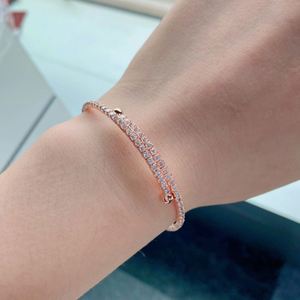 Dylam New Designer Fine Jewelry 18K <b>Gold</b> Plated 5A Cubic Zirconia <b>Bangle</b> Classic Tennis Bracelet Bracelets for Women - Product Image 6