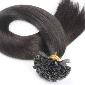 Wholesale Vietnamese Virgin Human <b>Hair</b> Extension Remy Vietnamese V Tip <b>Hair</b> #1 <b>Color</b> 18 Inches <b>Hair</b> Extension - Product Image 4