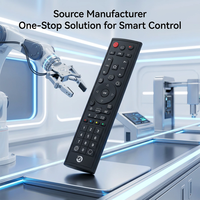Control Remoto IR Universal con Logotipo Personalizado de Fábrica, 195.5mm, Control Remoto de TV Duradero de ABS para Reemplazo de Decodificador, Compatible con OEM/ODM