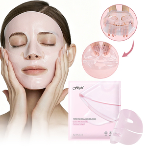 Masque facial en gel hydratant et éclaircissant au collagène hydrolysé, <span class=keywords><strong>ADN</strong></span> de saumon PDRN et acide hyaluronique, avec logo personnalisé - Product Image 1