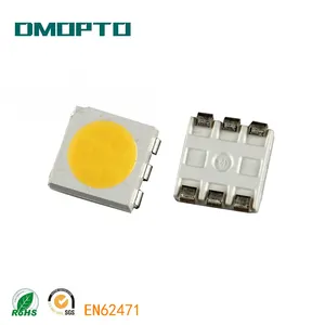 Perlengkapan produsen 5050 smd cahaya putih led smd 5050 led 0.2W cahaya dingin putih hangat