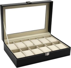 Fabrication en gros de boîtes de rangement pour bijoux en bois au design luxueux, finition brillante, intérieur en velours, logo personnalisé, boîte à montres - Product Image 1