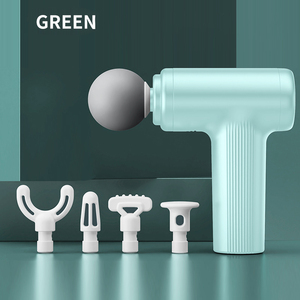 Pistola de Masaje Eléctrica Profesional de Alta Calidad para Tejido Profundo, 6 Velocidades, 5 Cabezales, Batería de 2400mAh, Masajeador Portátil - Product Image 1