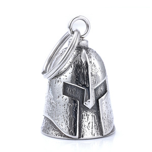 Cloche de casque de motard en acier inoxydable avec corne d'Odin, pendentif cloche plaqué argent et <span class=keywords><strong>noir</strong></span>, thème guerrier de la culture viking nordique - Product Image 6