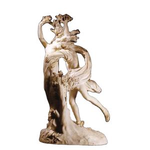 Statue d'Apollon et de Daphné en marbre blanc antique personnalisée, célèbre figure du <span class=keywords><strong>mythe</strong></span> grec antique, sculpture sculptée à la main, utilisation en extérieur dans le jardin, pierre - Product Image 1