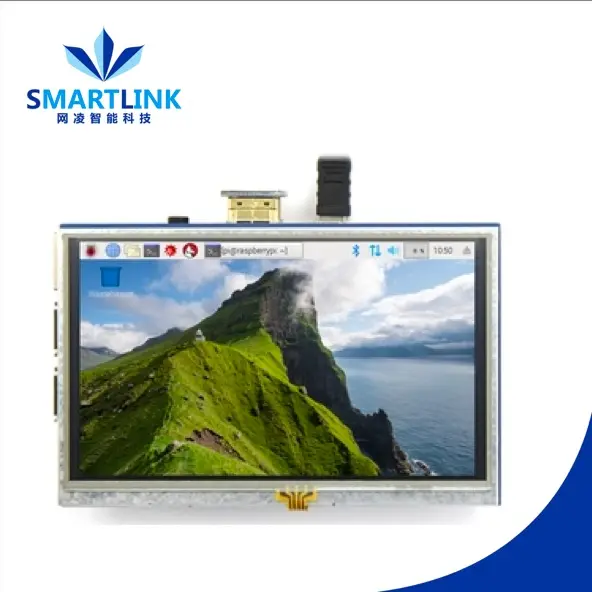 5 inch LCD Module Resistive Touchscreen Adapting to Interface 800*480 Resolution for Raspberry pi PI4