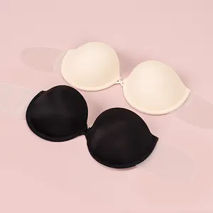 Phụ Nữ Đồ Lót Vô Hình Bên Dính Độn Một Mảnh Push up Strapless Top Áo Ngực Cho Phụ Nữ