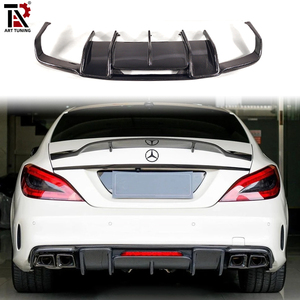 ชุดแต่งรอบคันคาร์บอนไฟเบอร์แท้ สำหรับ <span class=keywords><strong>Mercedes</strong></span> CLS63 <span class=keywords><strong>AMG</strong></span> W218 LCI รุ่น B-Style ประกอบด้วย สปอยเลอร์หน้า สปอยเลอร์หลัง สเกิร์ตข้าง สปอยเลอร์หลังคา ฝาครอบกระจกมองข้าง และสปอยเลอร์หลัง - Product Image 4