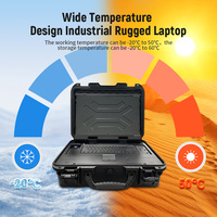 Ordinateur portable industriel robuste à triple écran étanche de 15.6 pouces avec poste de travail Windows pour ordinateur portable robuste pour l'urgence