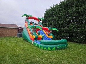 Tobogán Inflable al Mejor Precio, Parque Infantil Comercial de PVC, Castillo Inflable para Niños, Tobogán Acuático, Piscina de Pelotas - Product Image 5