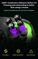 Bonacell 2.4GHz RGB Inalámbrico para Controladores One Elite/S/X/PC, Programación/Vibración/Audio de 3.5mm/Turbo/Giroscopio de 6 Ejes