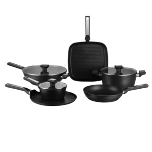 New Arrival Non Stick Cookware Sets Customized Aluminum Kitchen <strong>Utensil</strong> <strong>Pots</strong> and Pans Suit Factory Direct Sale - Product Image 3