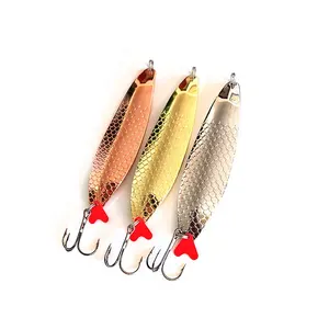 MISTER-señuelo de pesca, cuchara SB034, 40g, 115mm, señuelos de lubina, pesca de trucha, señuelos de cuchara