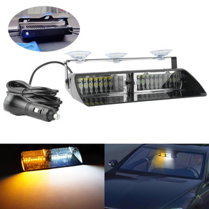 Barra de Luces Magnética de Emergencia para Vehículos, con Lente Transparente de Aluminio ABS, <span class=keywords><strong>16</strong></span> LED SMD Intermitentes, <span class=keywords><strong>Baliza</strong></span> Estroboscópica de Advertencia - Product Image 4