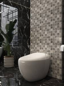 Eingebaute Aroma therapie, eingebaute Blasen, Design der Shell Cover <span class=keywords><strong>Shape</strong></span>, intelligente Toilette in Wasser tropfen form - Product Image 3