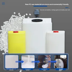 Plastique industriel pour le traitement des eaux usées, résistant à la corrosion, aux acides et aux alcalis, à fond conique, pour machines hydrauliques - Product Image 1