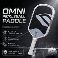 Raquette de pickleball GEN 5 en fibre de carbone Toray T700, noyau en mousse à double anneau, thermoformée, pour entraînement professionnel