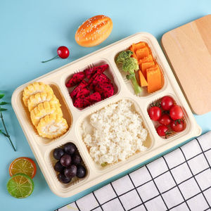 Phân Hủy Sinh Học 4 Ngăn 5 Ngăn 900Ml 1000Ml Bột Ngô Thực Phẩm Container Box Với Nắp - Product Image 5