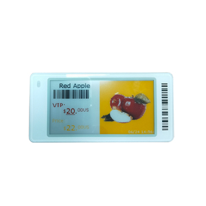 ESL + Giá + Nhãn + tag 2.66 inch điện tử nhãn Kệ wifi hỗ trợ với ESL trạm cơ sở đồng hồ đi kèm với giá tag cửa hàng bán lẻ - Product Image 1