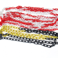 Chaîne en plastique 6mm/8mm/10mm Barrière de sécurité routière Chaîne de liaison en plastique pour la circulation
