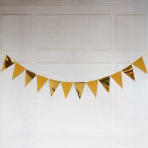 13*18cm חתונה נייר משולש דגל זרי מחרוזת מסיבת נייר באנר - Product Image 4