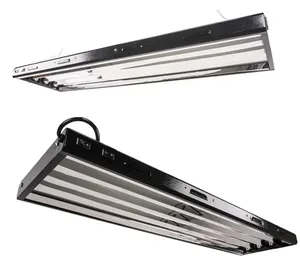 2024 Hortiking Hydroponics 2 4 Ft T5 Bar Fluorescent Led Grow Light Lamp Fixture