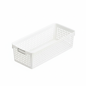 Cesto portaoggetti Inomata nome lungo in colore bianco - Product Image 1