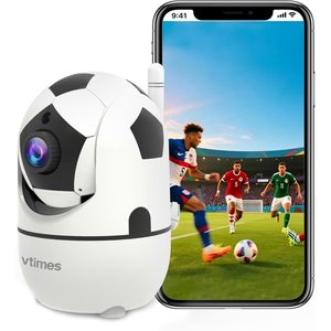 กล้องวงจรปิด VTimes 1080P แบบแพน-ทิลท์ ภายในอาคาร พร้อม WiFi สำหรับดูแลเด็กและสัตว์เลี้ยง ตรวจจับความเคลื่อนไหว รุ่น VT67 - Product Image 1