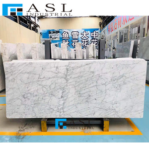 Marbre Bianco Carrara <span class=keywords><strong>Bianca</strong></span> Avion, Marbre Blanc Italien Calacatta Gris Veineux, Dalles de Pierre Naturelle, Grandes Dalles - Product Image 5