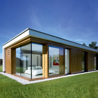 Maison de rangement pour petits espaces soi-même, conteneur économique, cadre en acier, préplumée, petite maison à toit plat