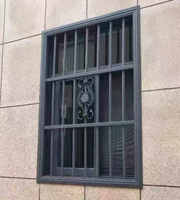 Ventanas de Seguridad Europeas de Hierro Forjado y Acero Inoxidable para Uso Residencial y Comercial