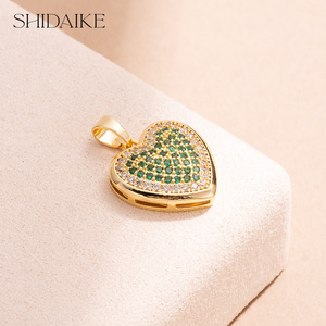 5a zircon pha lê hướng dương mặt dây chuyền 2024 đồng mạ vàng dễ thương của phụ nữ trang sức cho đám cưới & bên chủ yếu làm bằng - Product Image 2