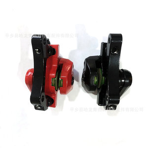 Étrier de frein à disque en aluminium forgé, réglable, pour vélo, corps noir, huile minérale non corrosive, 022100 - Product Image 5