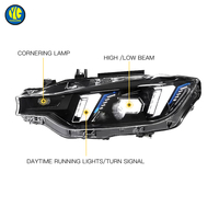 Phares LED YU GUANG pour BMW Série 3 F30 LCI F35, phares 2013 2015 2018, mise à niveau des phares, phare BMW F30 Snake Eye