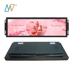 openframe 37 inch stretched bar ultra-wide lcd media player advertising equipment