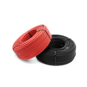 Cable de Estación de Energía Solar Fotovoltaica de CC de Alta Calidad PNTECH Negro Rojo XLPO de Núcleo Único 62930 IEC131 1*4.0 mm - Product Image 4