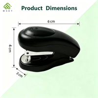 Mini Agrafeuse Portable en Plastique pour Agrafes 24/6 et 26/6, Agrafeuse de Bureau Compacte pour Étudiants, Écoles et Bureaux, Personnalisable avec Logo