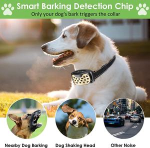 2025 <span class=keywords><strong>Humane</strong></span> No Shock Anti Bark <span class=keywords><strong>Dog</strong></span> <span class=keywords><strong>Collar</strong></span> de entrenamiento impermeable con modo multifunción para perros - Product Image 6