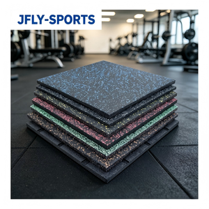 Tapis de sol en caoutchouc antidérapant, résistant à l'usure et durable, pour applications commerciales, gymnases, crossfit et lieux d'entraînement. - Product Image 1