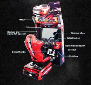 Máquina de Juego de Carreras para Interiores, Simulador de Carreras Metálico de 1 Año de Garantía, Consola de Competición, Máquina de Entretenimiento que Funciona con Monedas para Adultos - Product Image 5