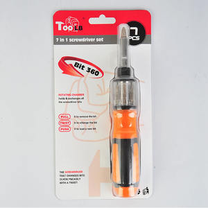 Destornillador Bit360 6 en 1, Herramienta Rotatoria Magnética de Retracción Rápida con Juego de 7 Piezas para Uso Doméstico - Product Image 2