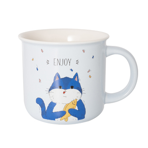 Taza de café de cerámica de imitación esmaltada Tazas Con Diseno Regalo Taza <span class=keywords><strong>Para</strong></span> <span class=keywords><strong>Cafe</strong></span> - Product Image 5