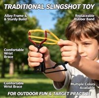 Slingshot professionnel robuste et léger, modèle DYSupport avec protège-poignet, matériau ABS, cadre métallique pour enfants
